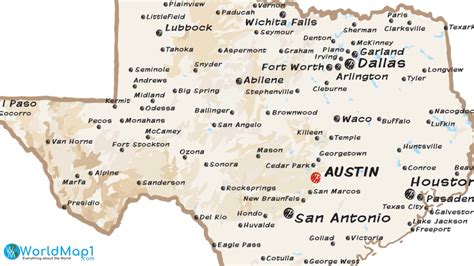 List of cities in Texas .